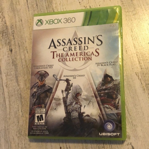 XBOX360 assassins creed the americas collection video game 4 games in 1 Ubisoft‍ - Picture 1 of 4